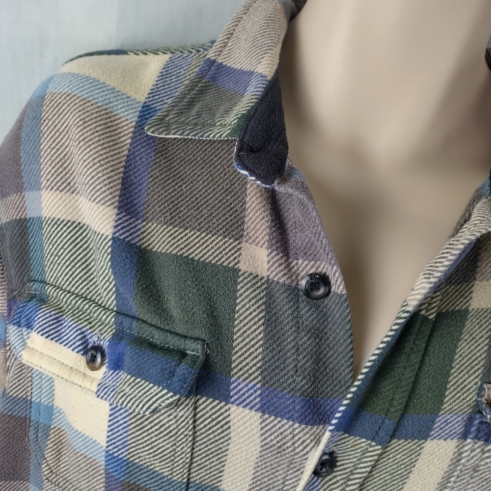 Orvis Men's Size Large Thermal Flannel Shirt Outdoor Cabin Wear - Picture 5 of 10